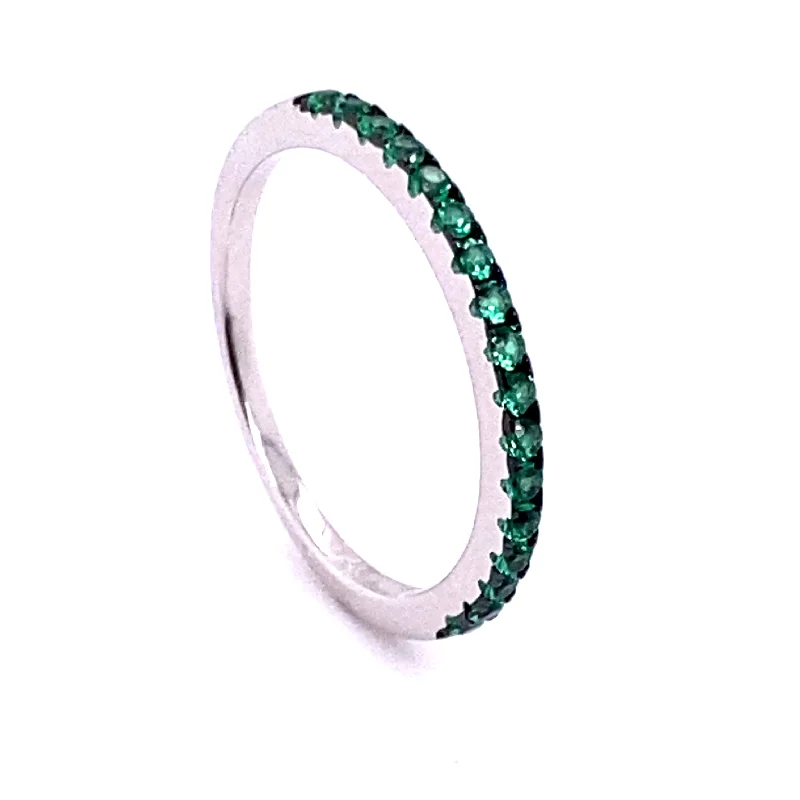 women's spiritual rings-Multi Sapphire Skinny Ring