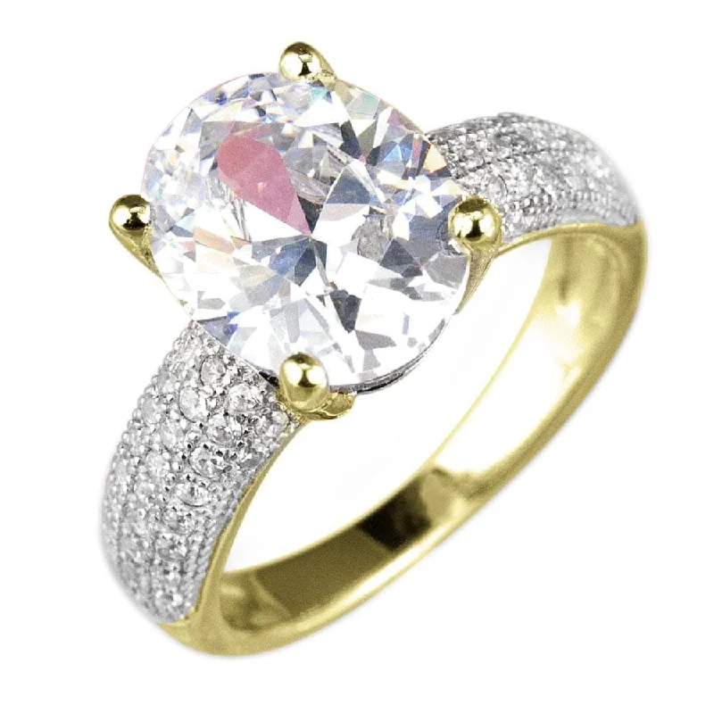 women's promise rings-Caravella Gold Ring