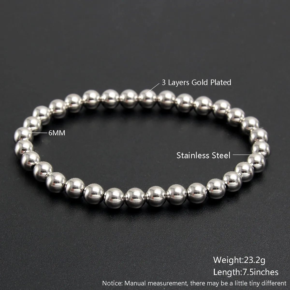 NH08-6 6mm Silver