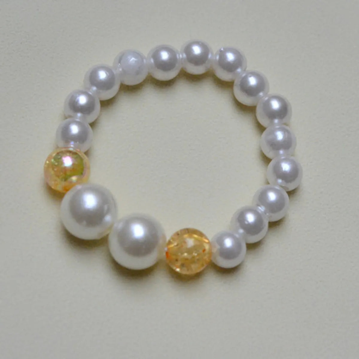 18# Yellow Bead Bracelet