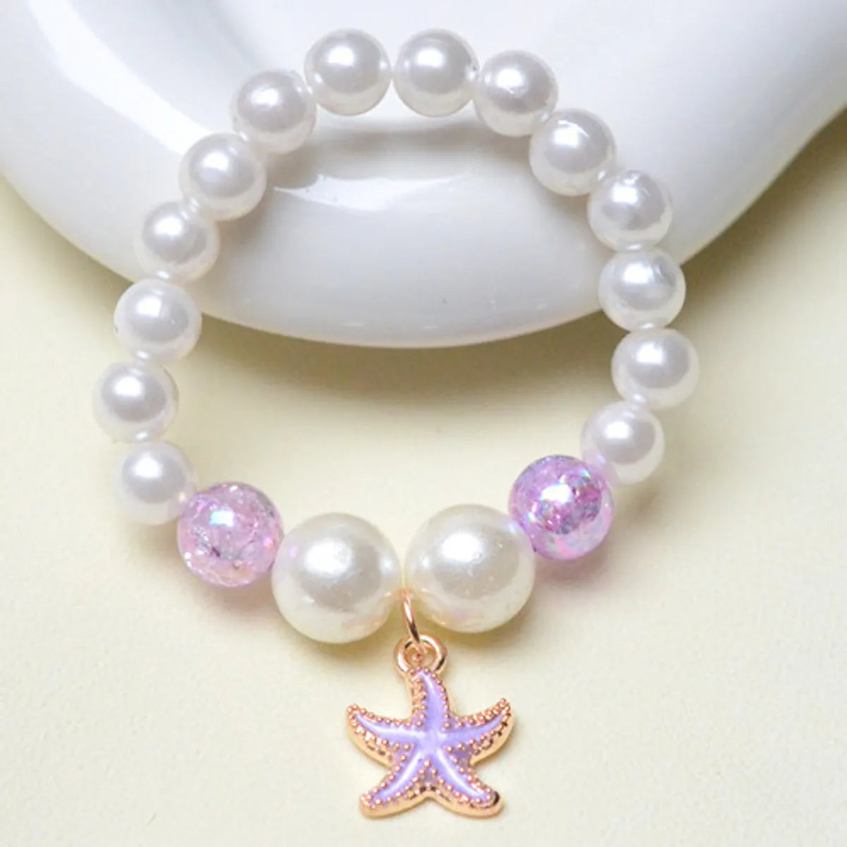 16# Purple Starfish Bracelet