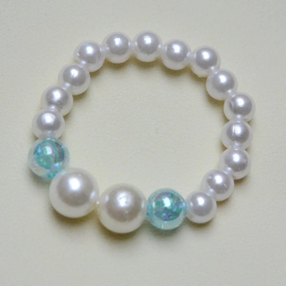 21# Blue Bead Bracelet