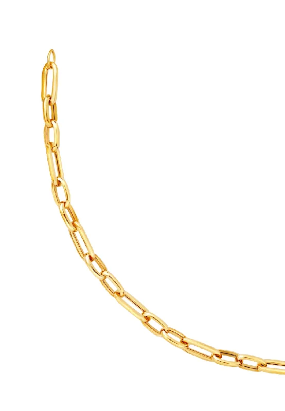 women's ethical bracelets-TOMEI Lusso Italia Gleaming Linked Bracelet, Yellow Gold 916