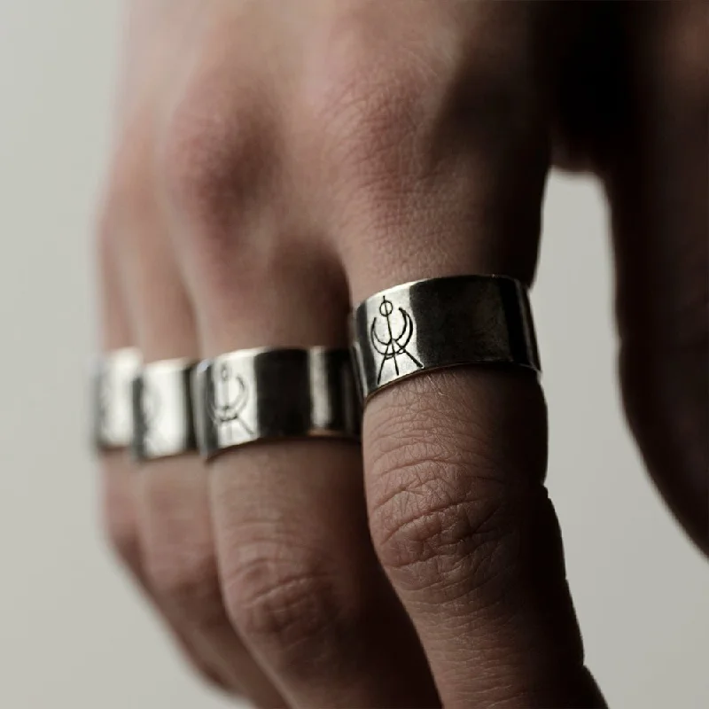 women's religious rings-MG Logo ring