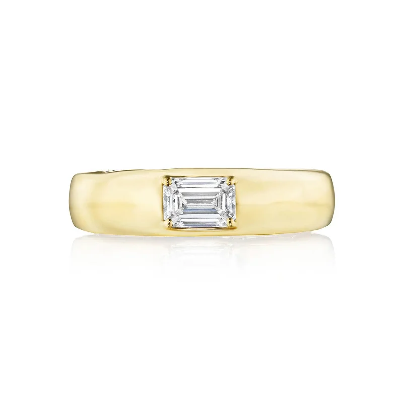 women's vintage engagement rings-Tacori Allure Domed Diamond Ring