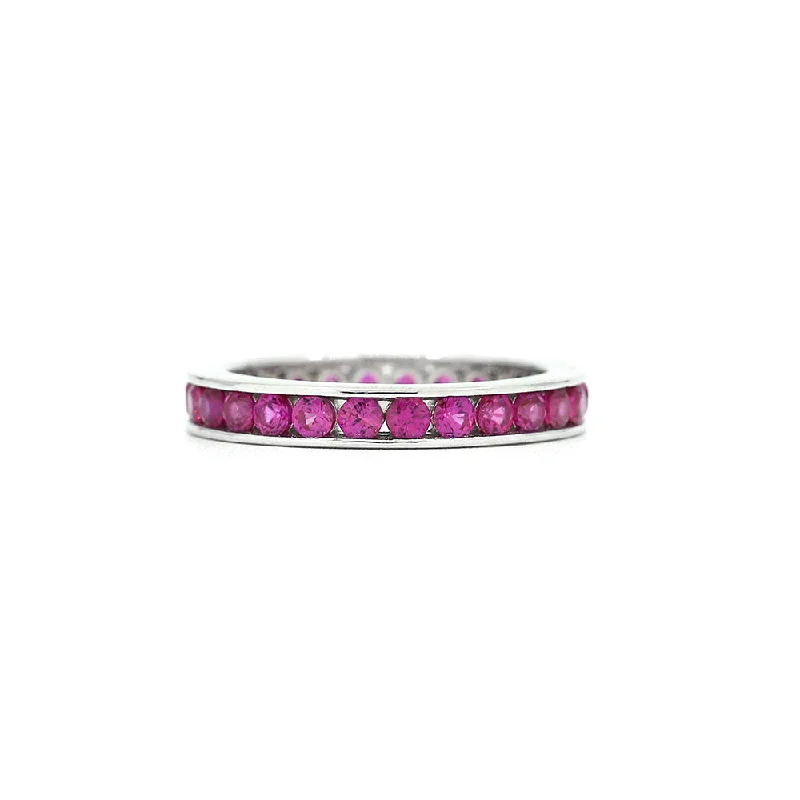 women's adjustable size rings-Omni 11 Ring in Sapphire Pink