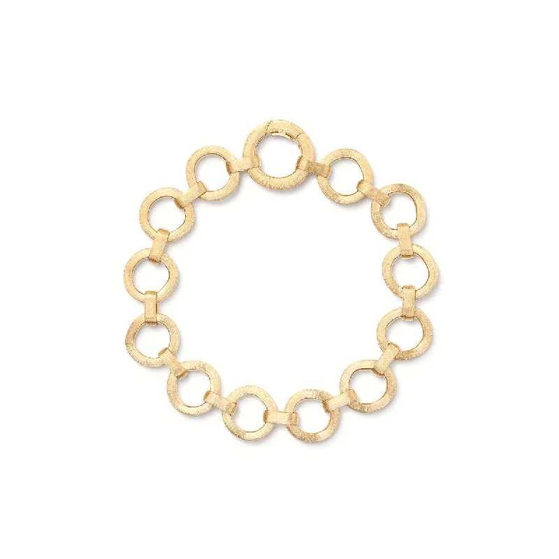 women's sea-inspired bracelets-Marco Bicego Jaipur Gold Flat Link Bracelet