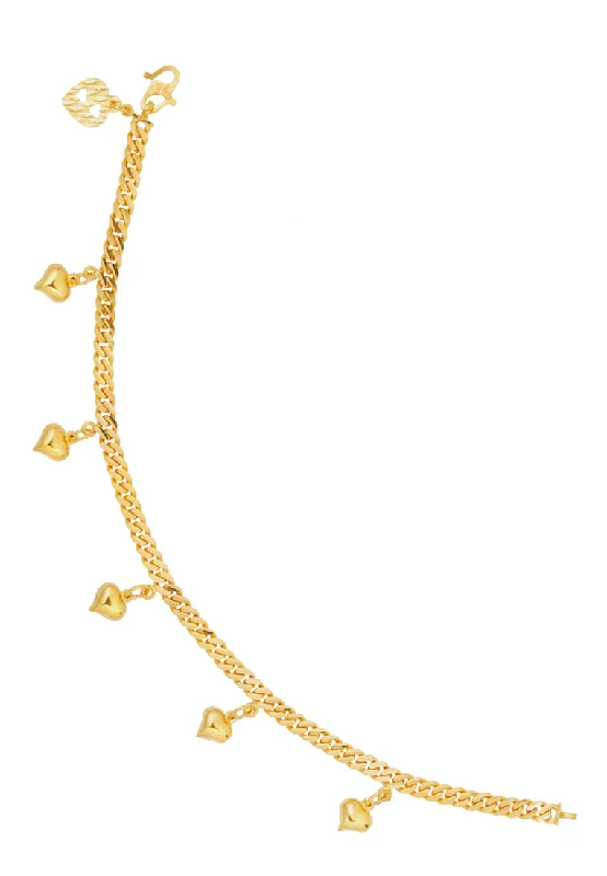 women's wrap bracelets-TOMEI Drops of Love Bracelet, Yellow Gold 916