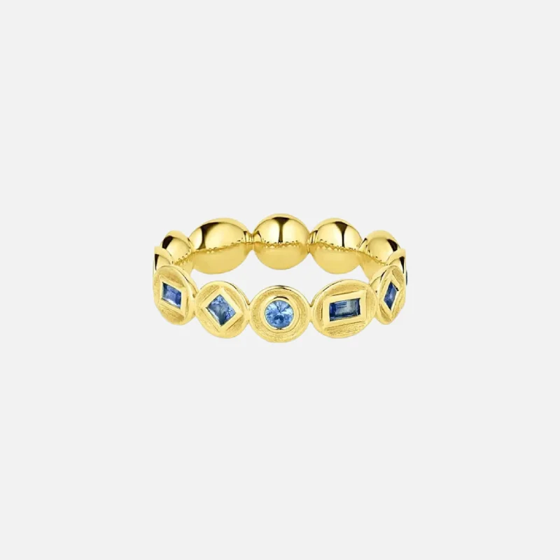 women's trendy rings-Bezel Eternity Ring