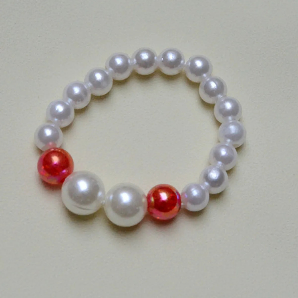 17# Red Bead Bracelet