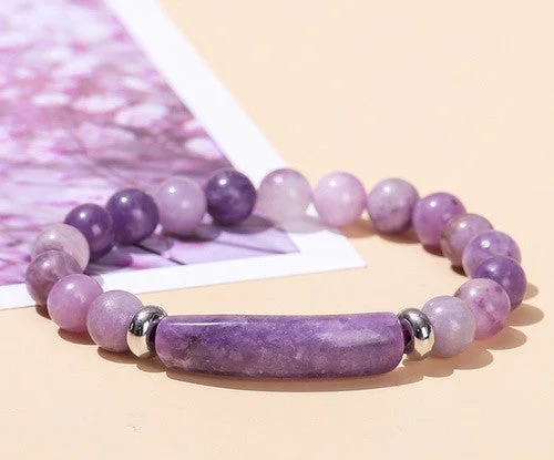 Natural Domestic Purple Mica Bridge Bracelet