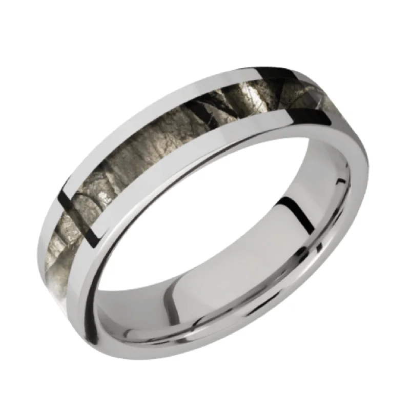 women's delicate engagement rings-Titanium 6mm RealTree Camo Inlay Men's Wedding Ring Size 10