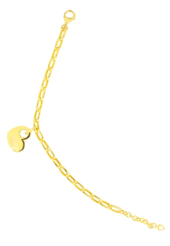 women's matching bracelets-TOMEI Together Love Bracelet, Yellow Gold 916