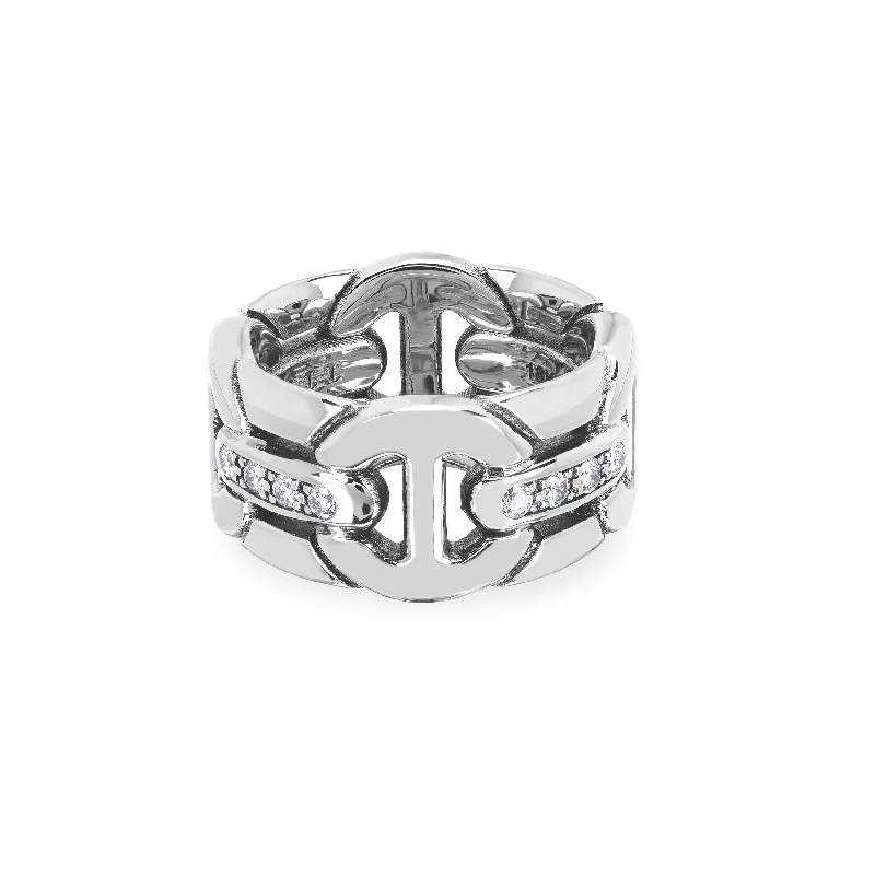 women's star rings-WALL QUAD WITH DIAMONDS