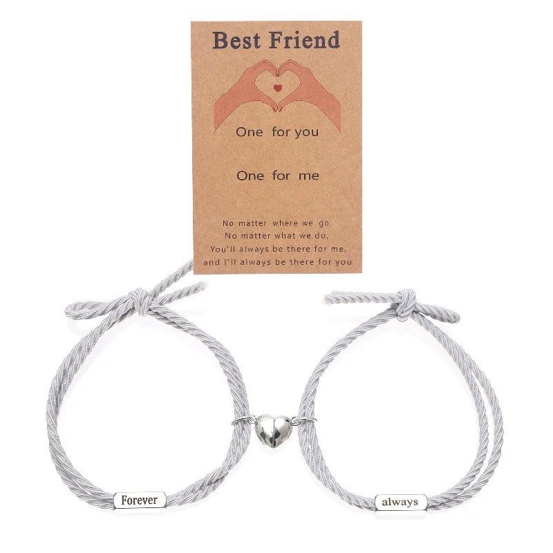 Forever Always Rubber Band Rope Gray Pair