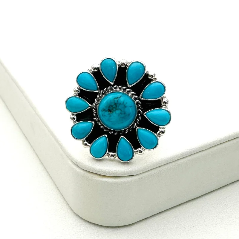 women's heirloom rings-Kingman Cluster Ring