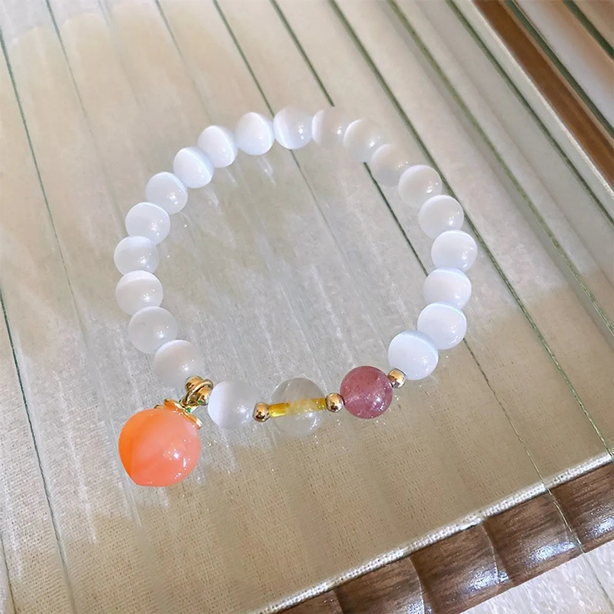 22. Peach Opal Bracelet