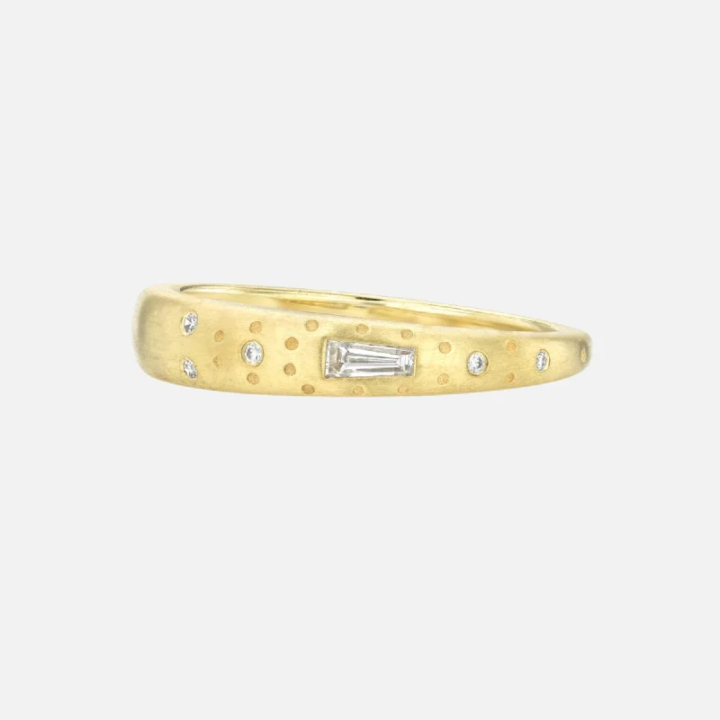 women's cross rings-Supernova Stacking Ring