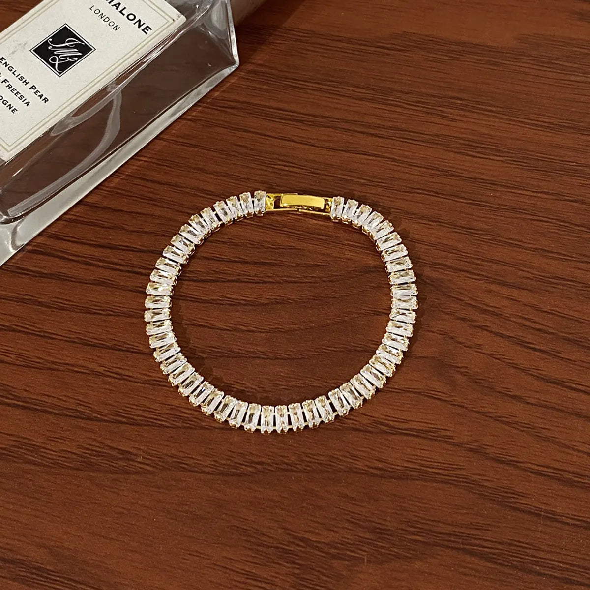 Full Diamond Generous Zirconium Bracelet