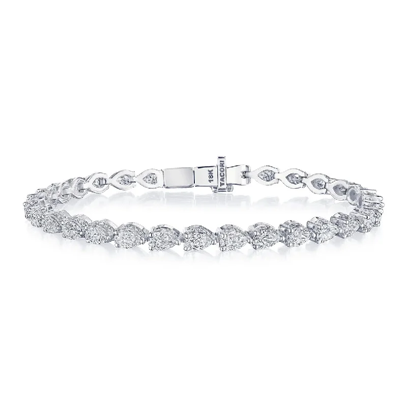 women's affordable bangles-Tacori Diamond Tennis Bracelet