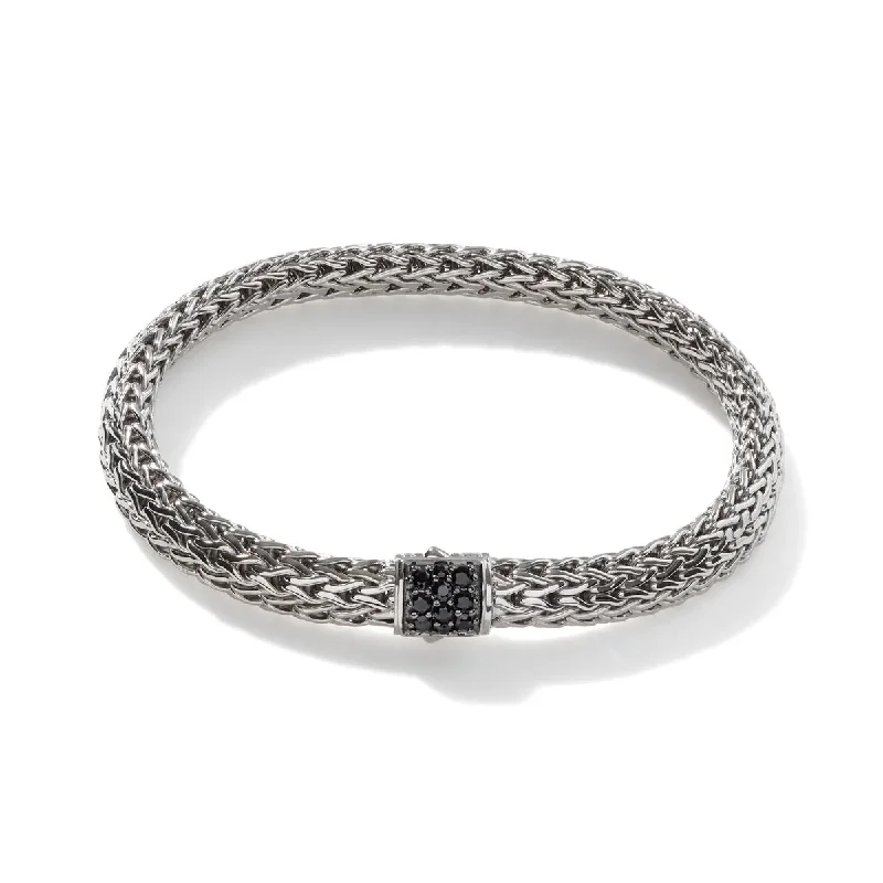 women's wave bracelets-John Hardy Icon Pavé Bracelet