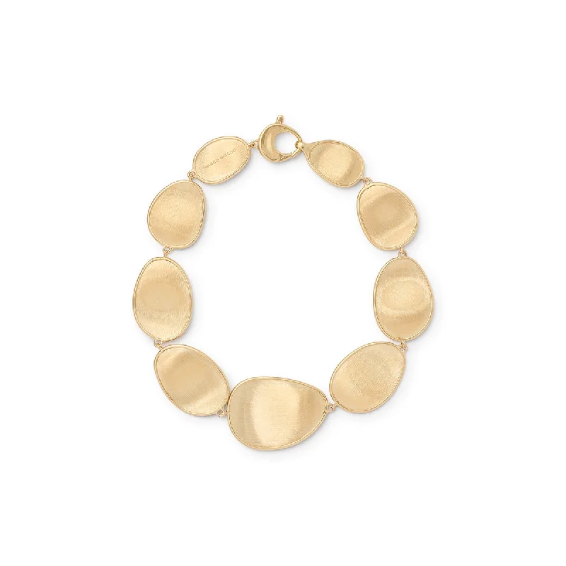 women's chain bracelets-Marco Bicego Lunaria Yellow Gold Bracelet BB1777-Y