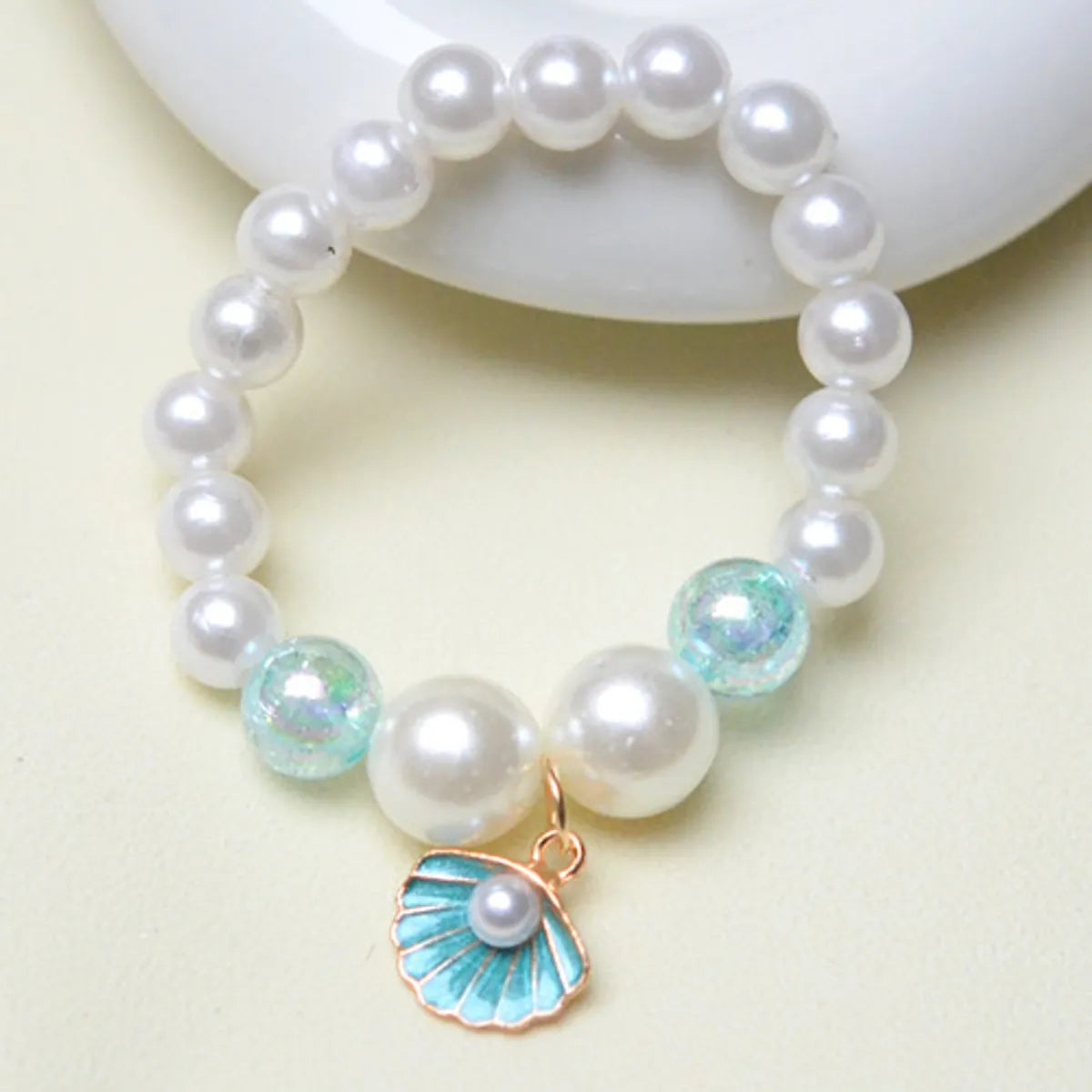 12# Blue Pearl Shell Bracelet