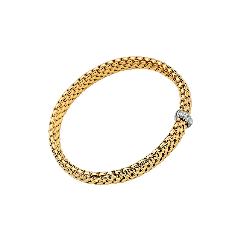 women's stackable bangles-FOPE Vendôme Flex'it Bracelet With Diamonds