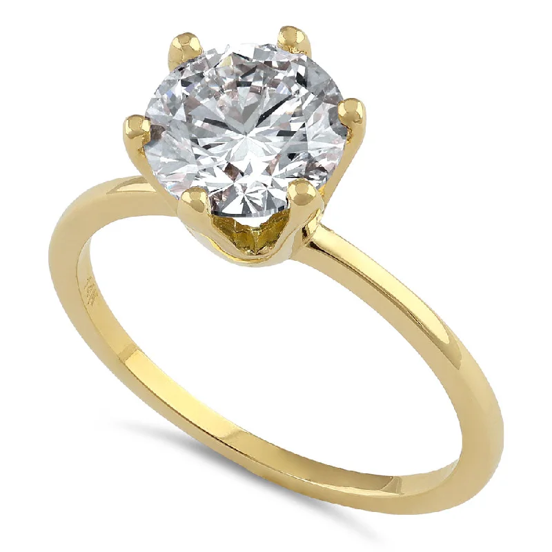 women's gothic engagement rings-14K Gold 2.00 ct. Lab Grown Diamond Ring