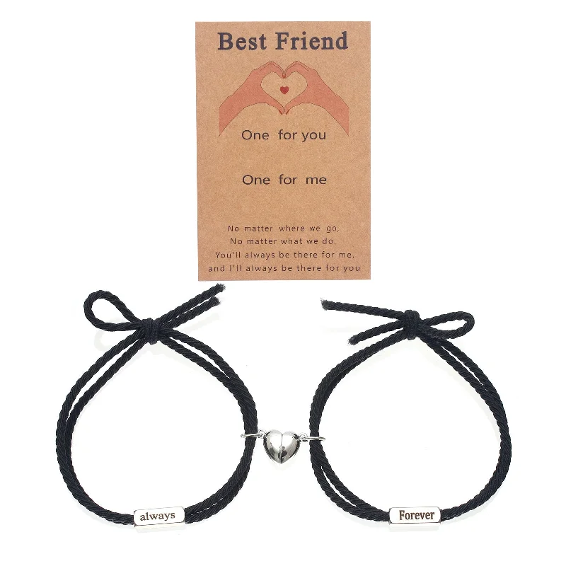 Forever Always Rubber Band Rope a Pair of Black