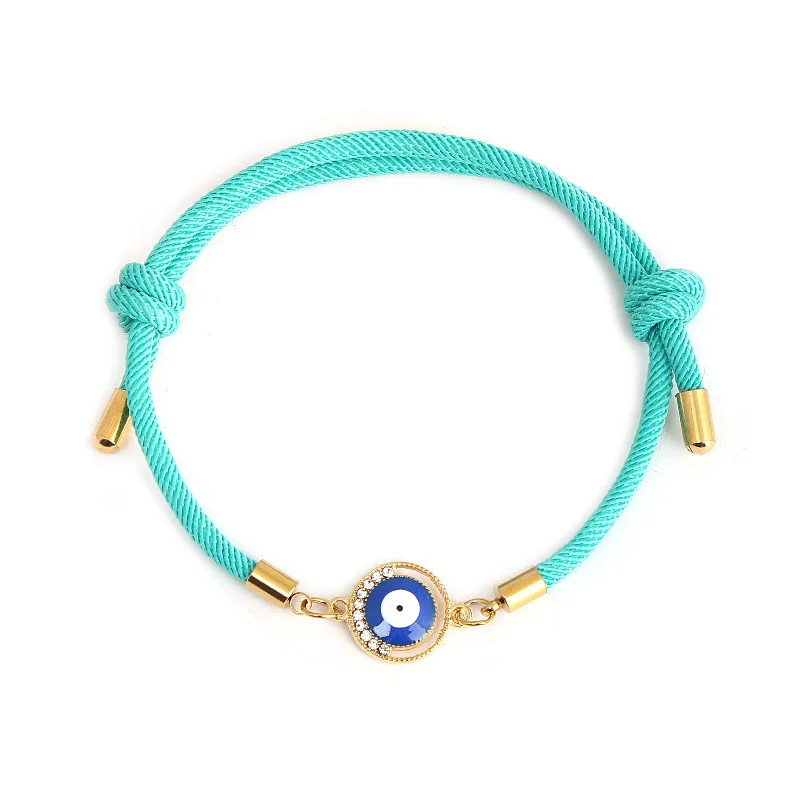 Light Blue Rope Gold Diamond