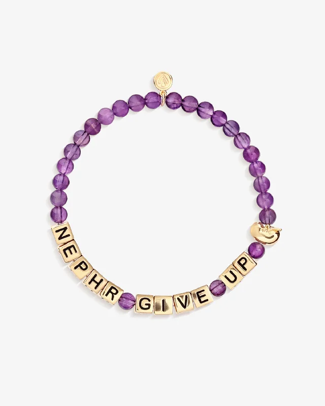 women's elegant bangles-Nephr Give Up Bracelet in Amethyst