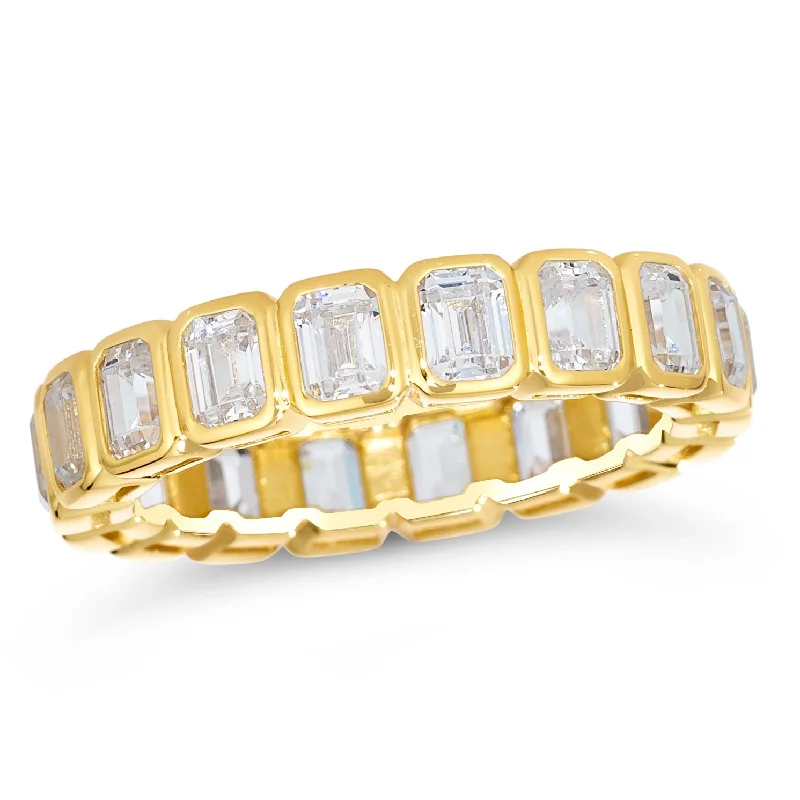 women's custom rings-Brickell 6 Carat Eternity Ring