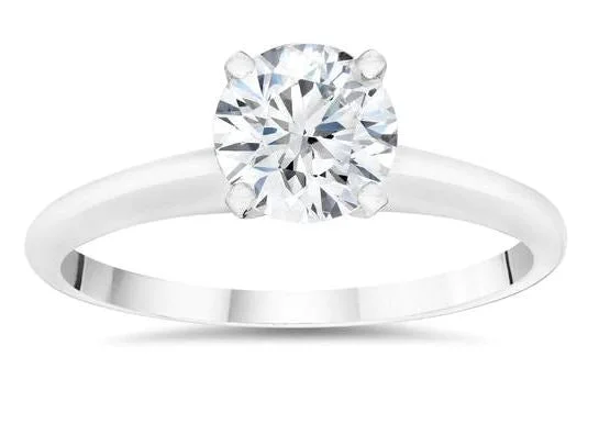 women's moon engagement rings-Lab Grown Diamond Engagement Ring