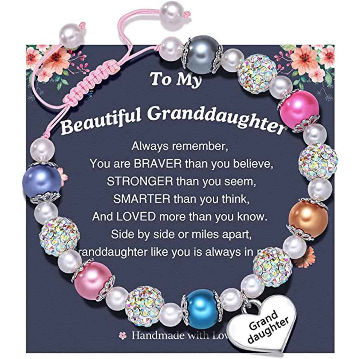 Engraved Six-Color Granddaughter Card