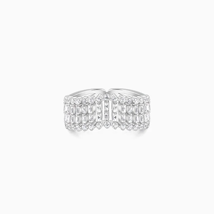 women's fashion-forward rings-Silver My Princess Ring