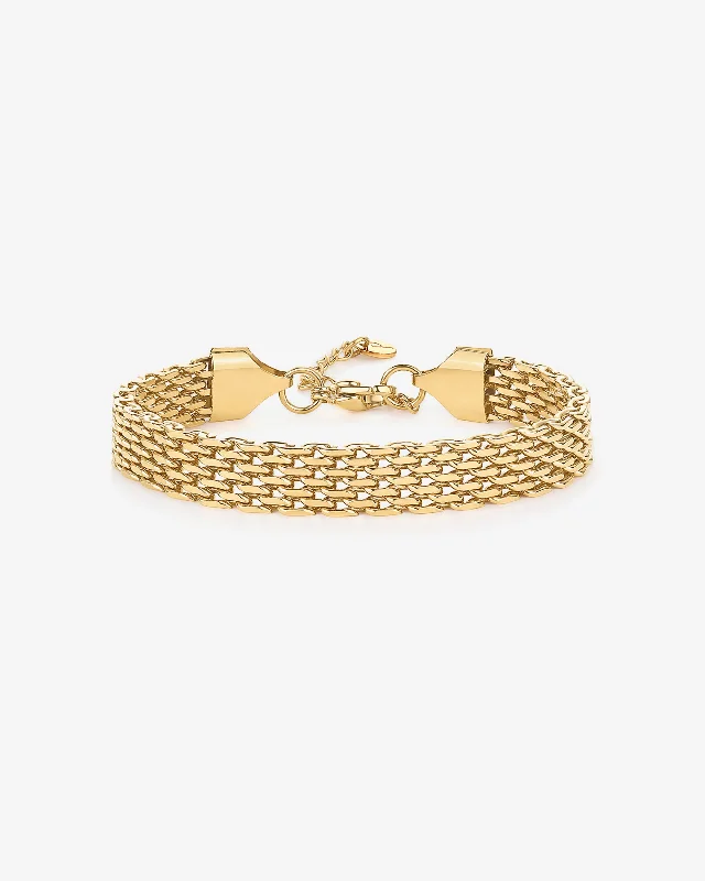 women's oval bracelets-Chunky Chain Bracelet