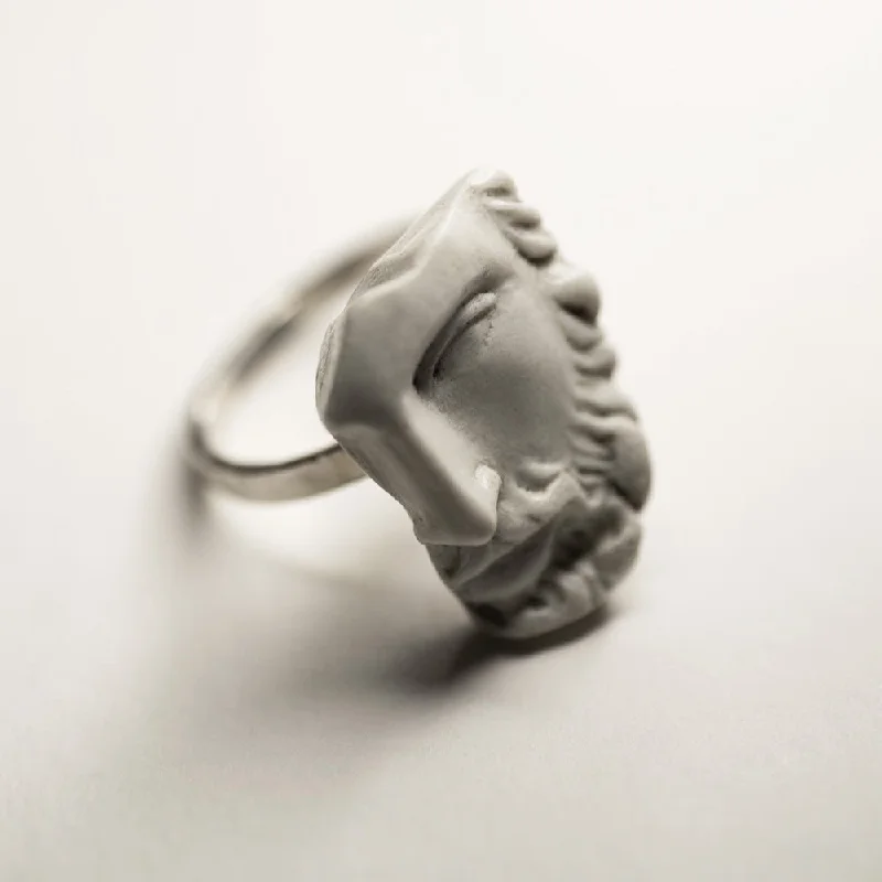 women's adjustable size rings-Heracles ring