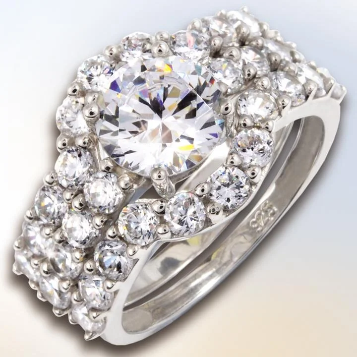 women's cubic zirconia rings-Monte Carlo Rings