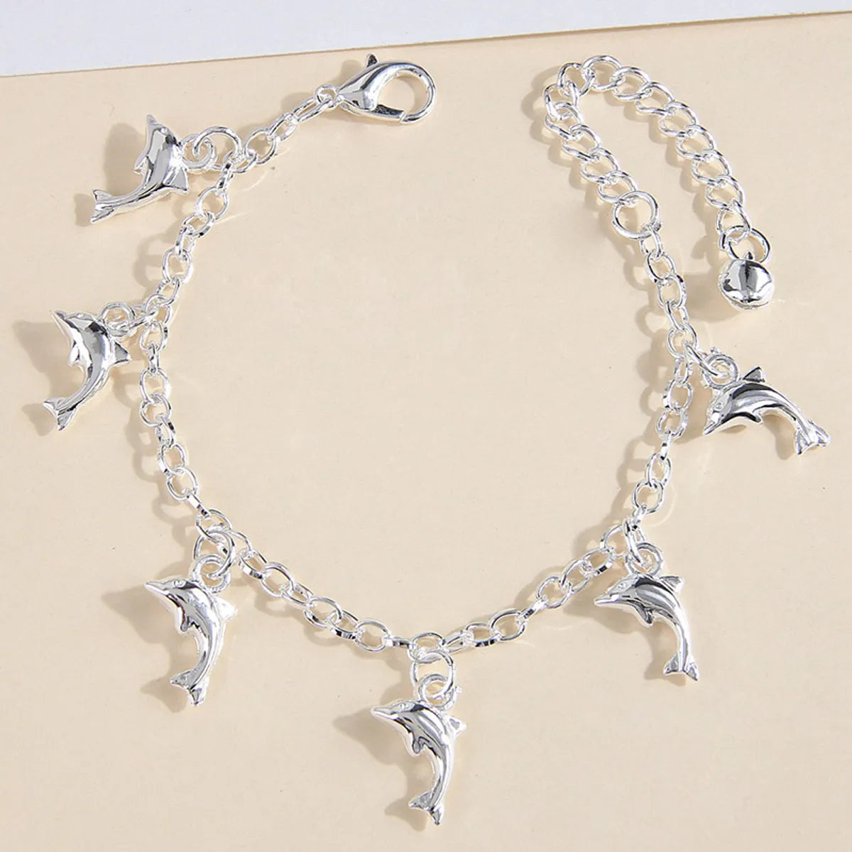 women's butterfly bracelets-Simple Style Dolphin Alloy Wholesale Bracelets