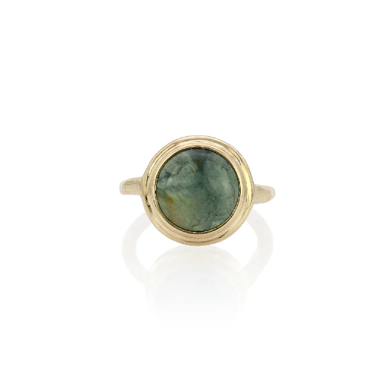 women's modern rings-Reverie Jasper Amulet Ring II