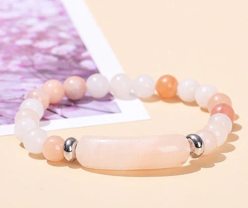 Natural Pink Aventurine Bridge Bracelet