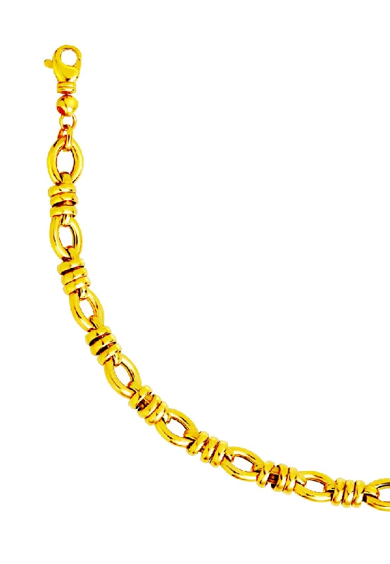 women's sliding bangles-TOMEI Lusso Italia Knotting Bracelet, Yellow Gold 916