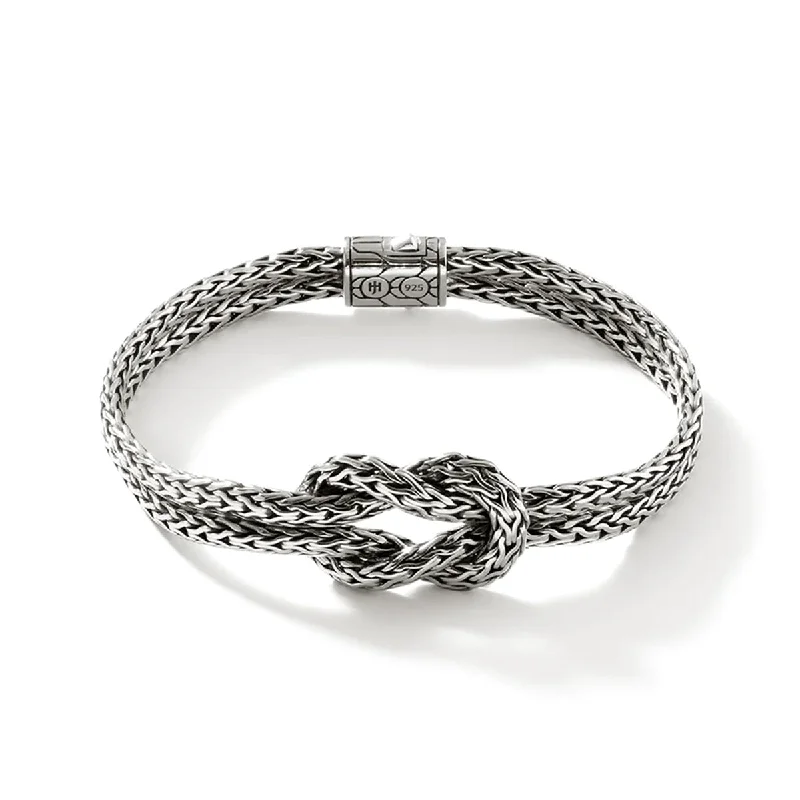 women's polished bangles-John Hardy Love Knot Bracelet