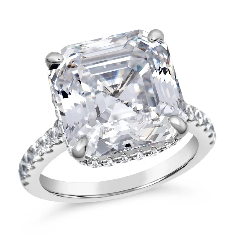 women's sea-inspired rings-Sexy Sadie Diamond Crystalline Ring